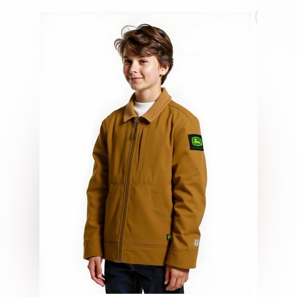 John Deere Kids Tractor Jacket, Medium 7/8 - Picture 2 of 6